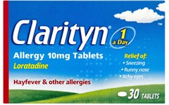 Clarityn 1 a Day Allergy 10mg Tablets Pack of 30