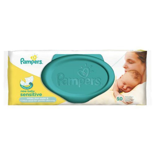 Pampers New Baby Sensitive Wipes Pack of 50