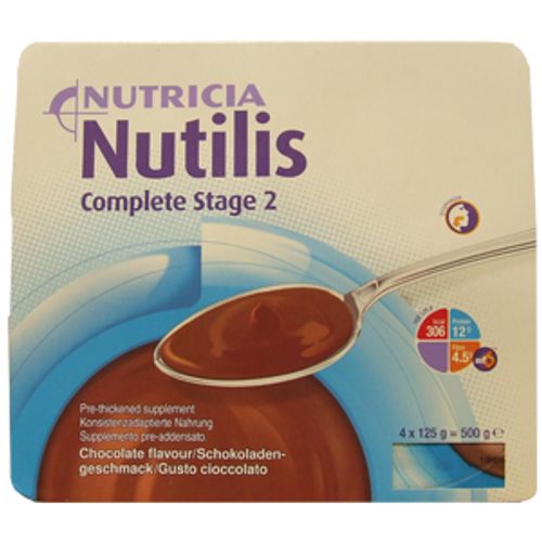 Nutilis Complete Stage 2 Chocolate Pack of 4