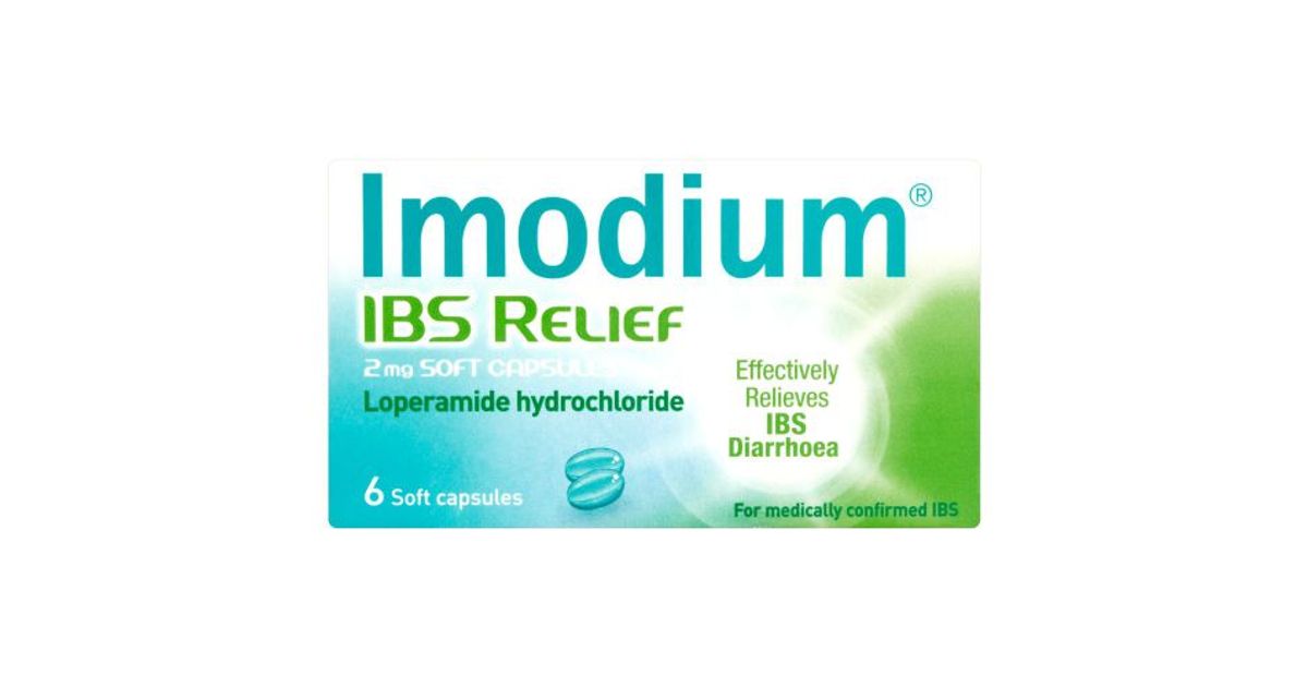 Imodium IBS Relief Capsules 2mg Pack of 6