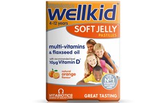 Wellkid Soft Jelly Pastilles Strawberry Pack of 30