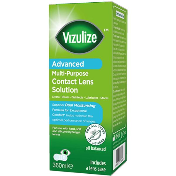 Vizulize Advanced Multi-Purpose Contact Lens Solution 360ml
