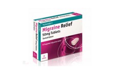 Numark Migraine Relief 50mg Sumatriptan Tablets Pack of 2