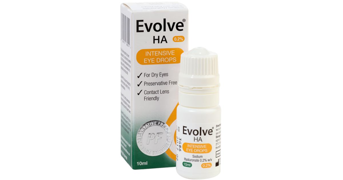 Evolve HA 0.2% Intensive Eye Drops 10ml