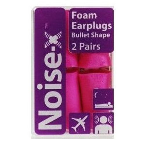 Noise-x Earplugs Foam Bullet 2 Pairs