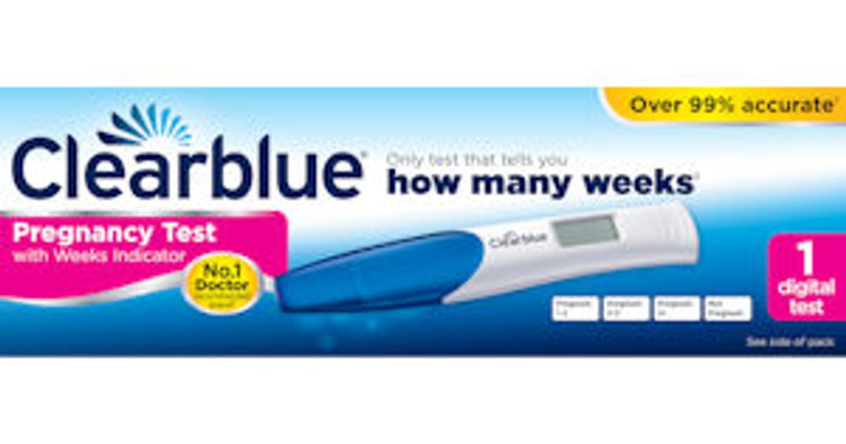 Clearblue Pregnancy Test with Weeks Indicator Pack of 1