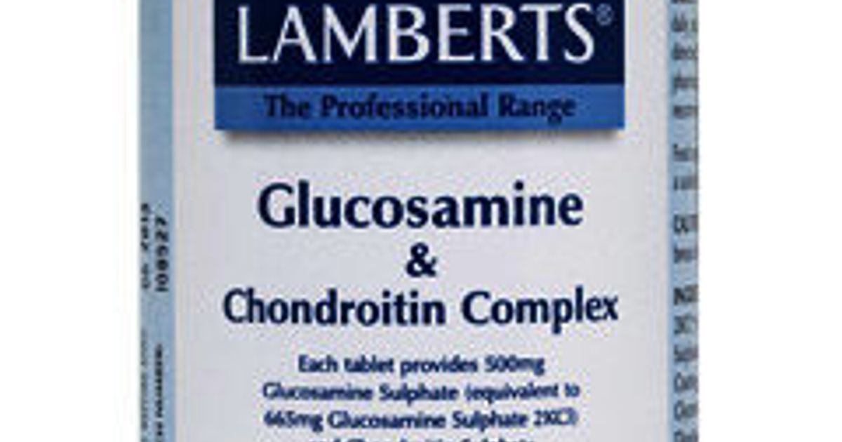 Lamberts Glucosamine & Chondroitin Complex Tablets Pack of 120