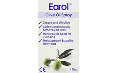 Earol Ear Wax Remover Olive Oil Spray 10ml