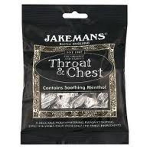 Jakemans Cough Sweets Throat & Chest Menthol 100g
