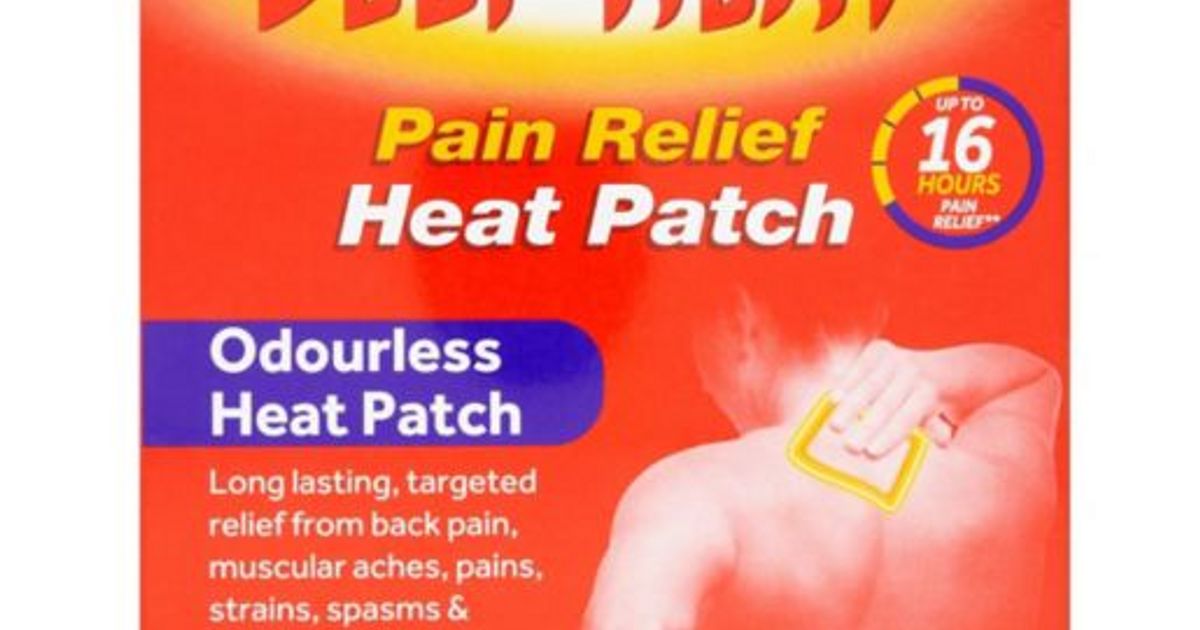 Deep Heat Patch Pack of 4