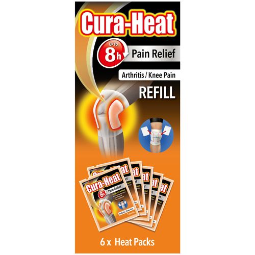 Cura-Heat Arthritis Pain Refill Pack of 6