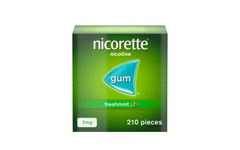 Nicorette® Freshmint 2mg Gum Nicotine 210 Pieces (Stop Smoking Aid)