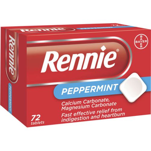 Rennie Peppermint Tablets Pack of 72