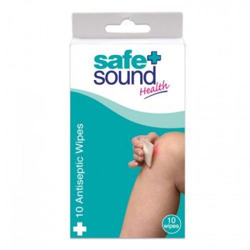 Safe & Sound Antiseptic Wipes Pack of 10