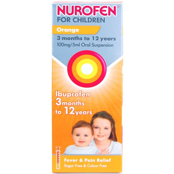 Nurofen For Children Sugar-free Orange 200ml