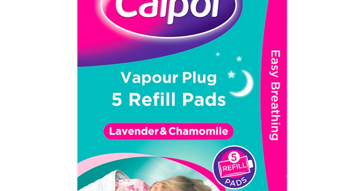 Calpol® Vapour Plug Lavender & Chamomile 3+ Months Refill Pads Pack of 5