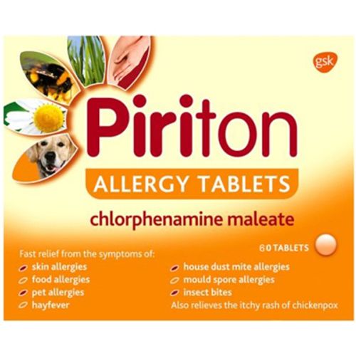 Piriton Allergy Tablets Pack of 60
