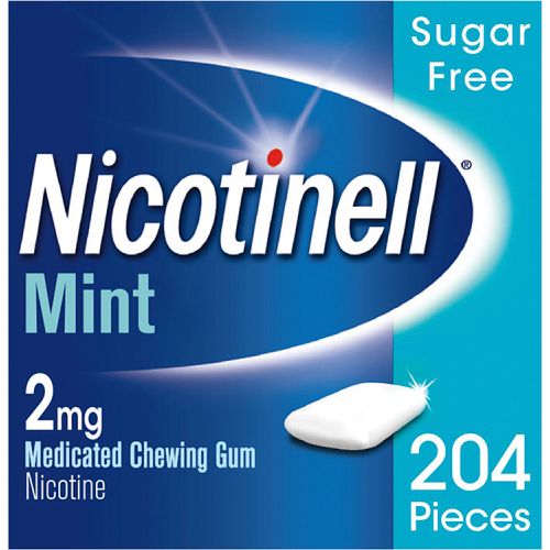 Nicotinell 2mg Chewing Gum Mint Pack of 204
