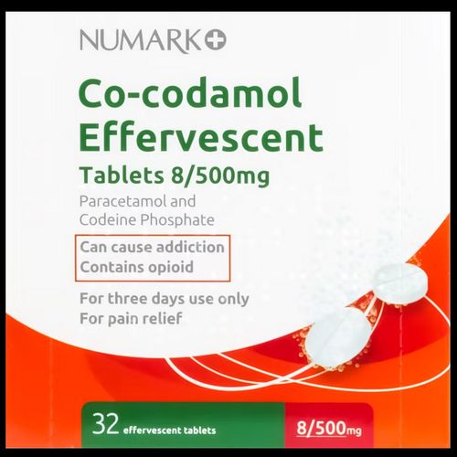 Numark Co-Codamol Effervescent Tablets Pack of 32