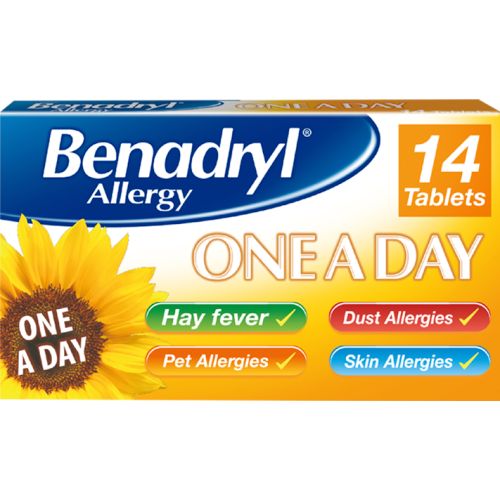 Benadryl One A Day Relief Tablets 14's