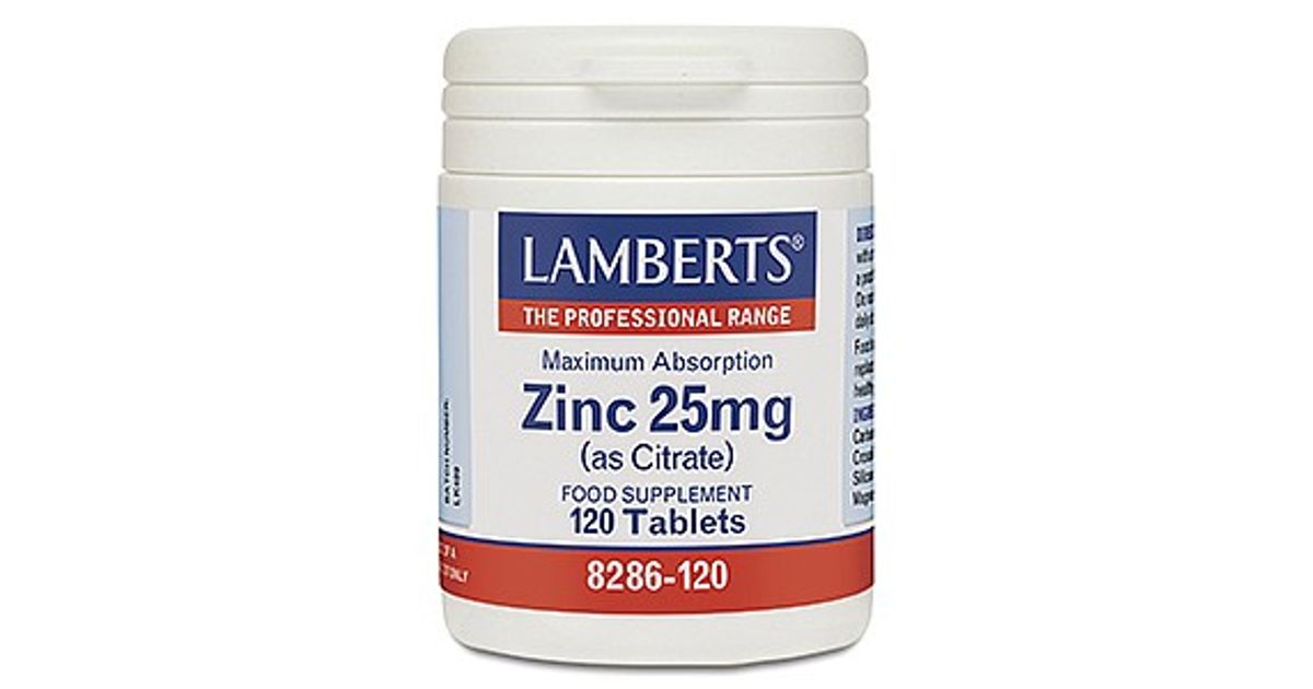 Lamberts Zinc 25mg Tablets Pack of 120