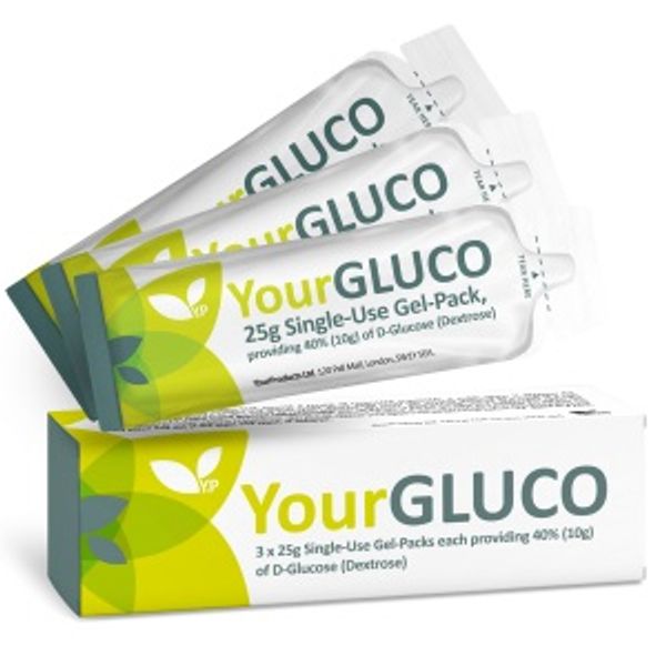 YourGLUCO Oral Gel Sachets 25g Pack of 3