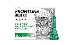 Frontline Plus Spot On Cat Pipettes Pack of 3