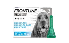 Frontline Plus Spot On Medium Dog Pipettes Pack of 3