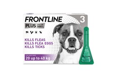 Frontline Plus Spot On Large Dog Pipettes Pack of 3