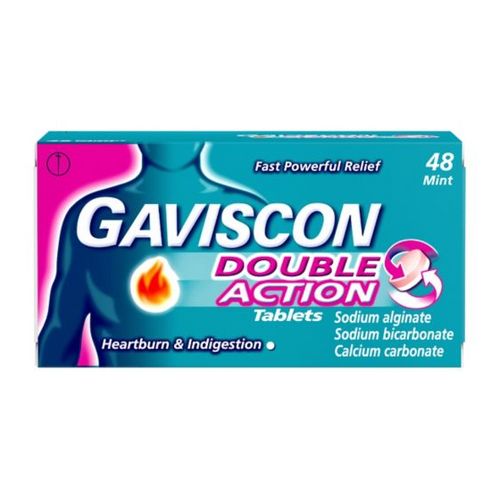Gaviscon Double Action Tablets Mint Pack of 48