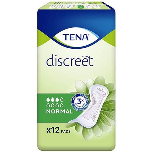 TENA Discreet Normal Pads Pack of 12