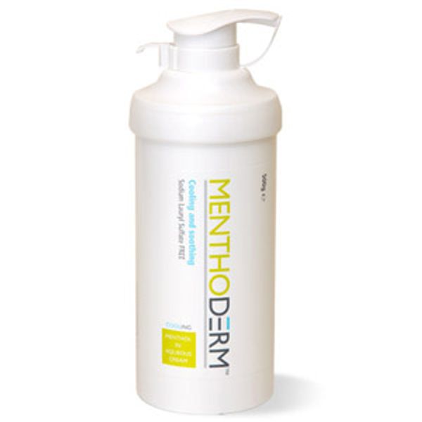 Menthoderm 1% Menthol in Aqueous Cream Pump 500g