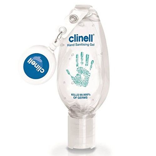 Clinell Hand Sanitising Gel with Retractable Clip 50ml