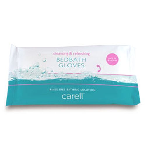 Clinell Carell Bed Bath Gloves Pack of 8