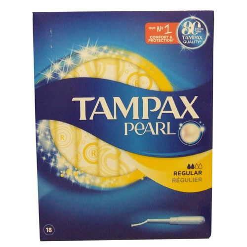 Tampax Pearl Regular Tampons Pack of 18