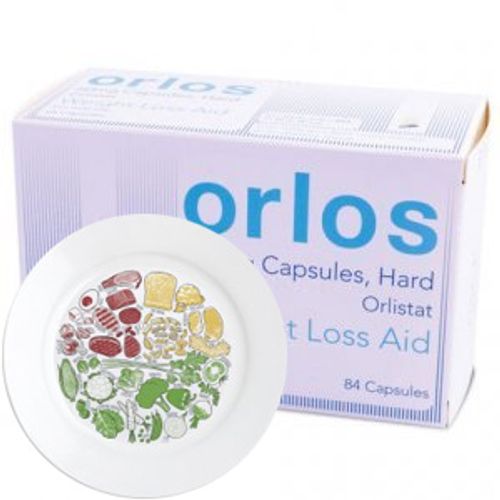 Orlos Capsules Pack of 84 & The Healthy Portion Plate