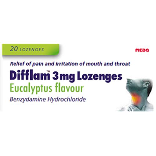 Difflam 3mg Eucalyptus Lozenges Pack of 20