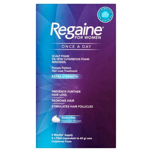 Regaine For Women Once-a-Day Scalp Foam 4 Month Supply