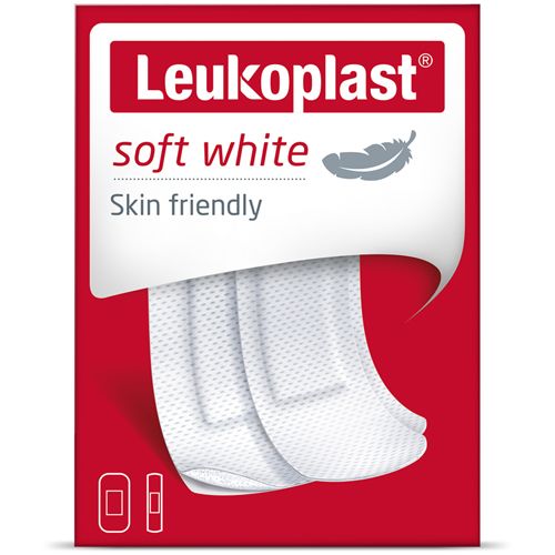 Leukoplast Soft White Plasters Pack of 20