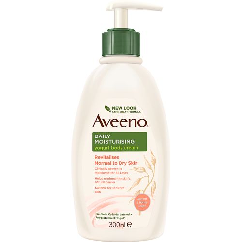 AVEENO® Daily Moisturising Yogurt Body Cream Apricot & Honey scent 300ml