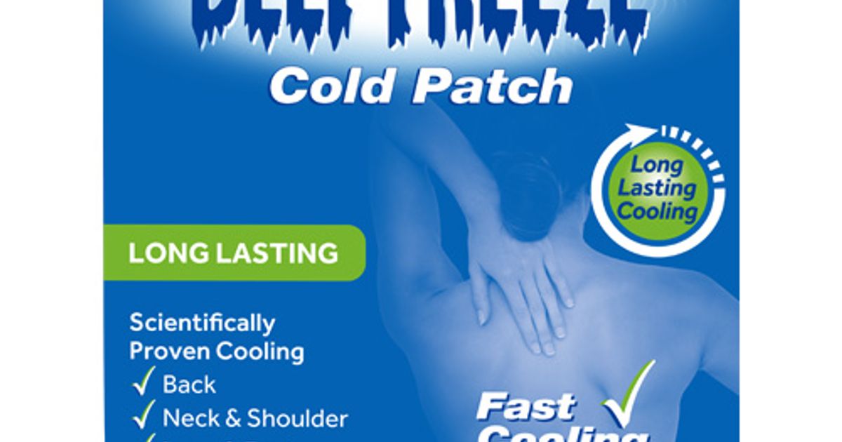 Deep Freeze Cold Patches Pack of 4