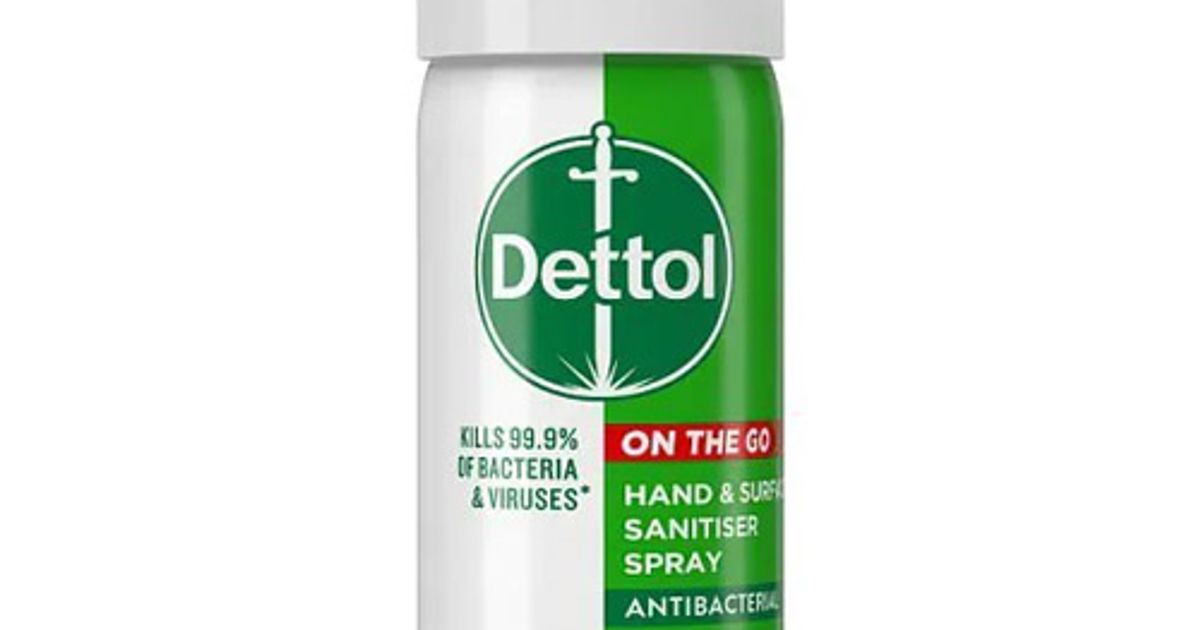 Dettol On The Go Antibacterial Hand & Surface Sanitiser Spray 50ml