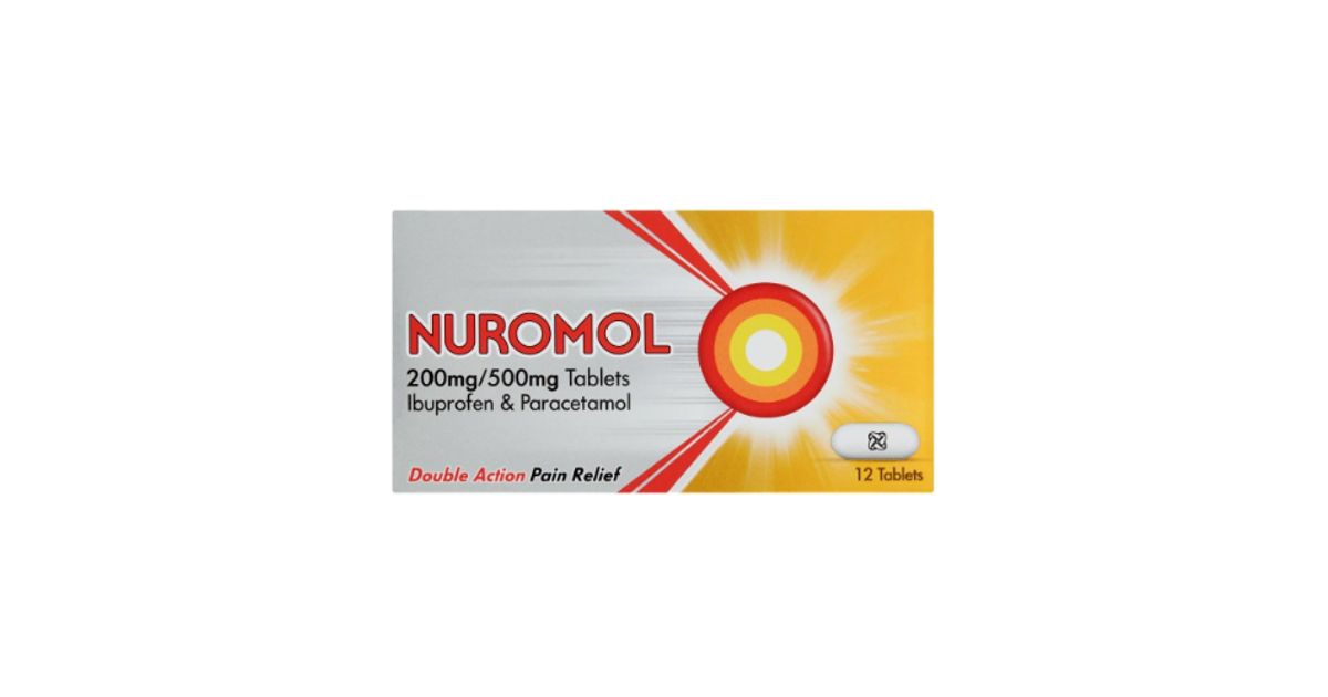 Nuromol Double Action Tablets Pack of 12