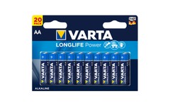 Varta Longlife Power AA Batteries Pack of 20