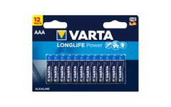 Varta Longlife Power AAA Batteries Pack of 12