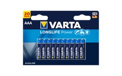 Varta Longlife Power AAA Batteries Pack of 20