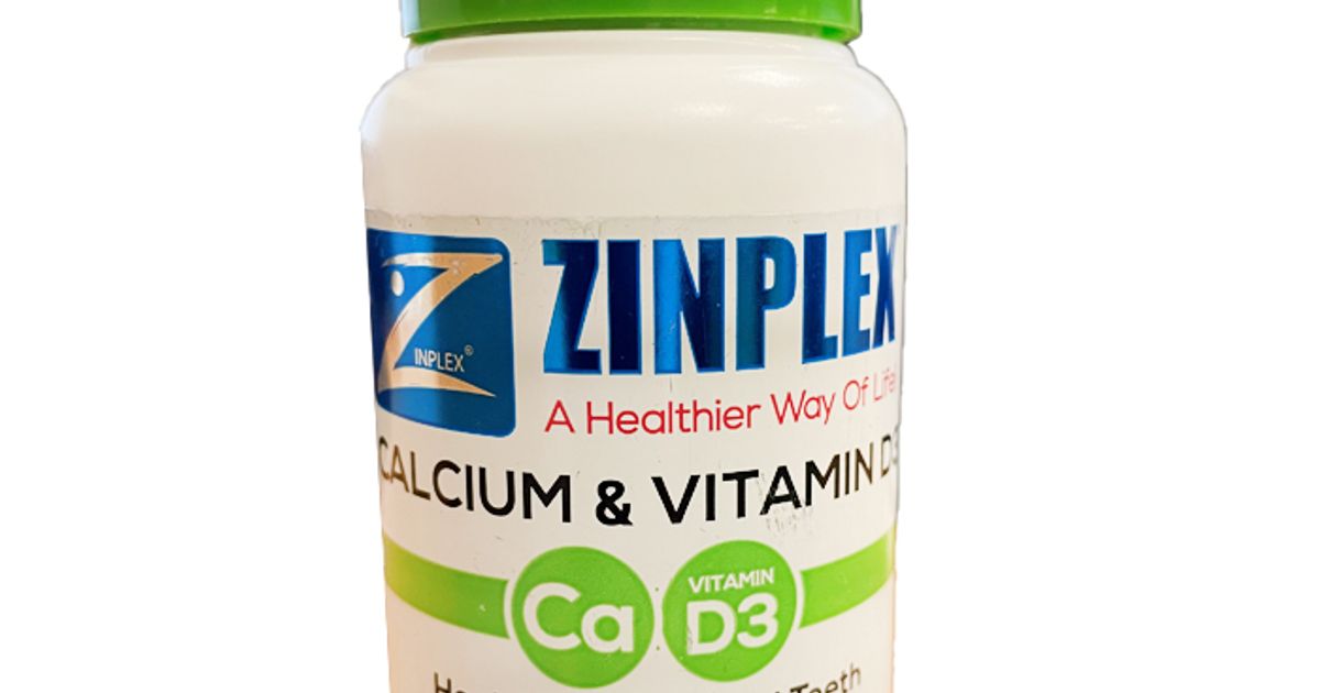 Zinplex Chewable Calcium Tablets Pack of 30