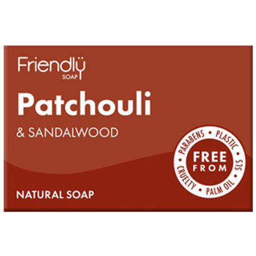 Friendly Soap Patchouli & Sandalwood Soap 95g