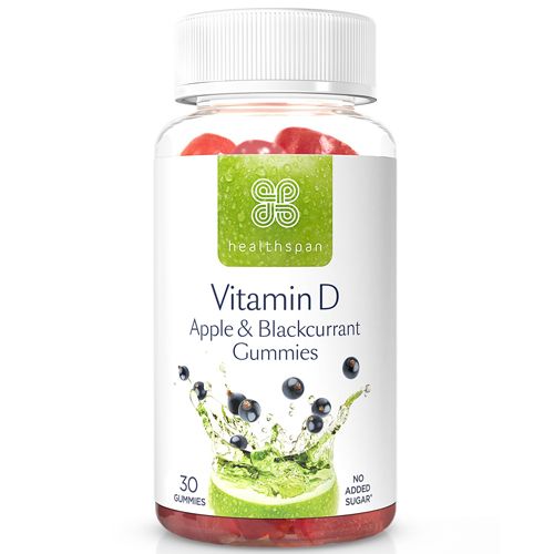 Healthspan Vitamin D Apple & Blackcurrant Gummies Pack of 30