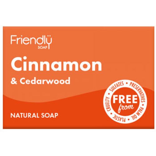 Friendly Soap Cinnamon & Cedarwood Soap 95g
